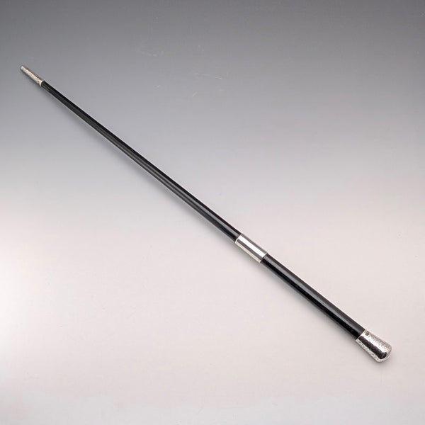 1912年 英国アンティーク 純銀装飾 バトン 52cm Ebenezer Neewman